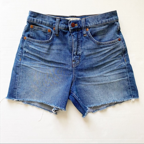 Madewell Pants - MADEWELL I Sz 25 I High Rise Cutoff Denim Shorts